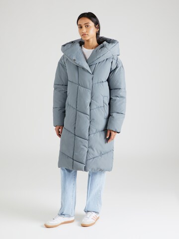 Manteau d’hiver Noisy may en bleu : devant