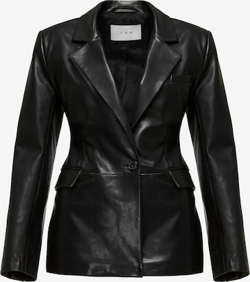 V S P Winterjacke 'Oceane' in Schwarz: Vorderseite