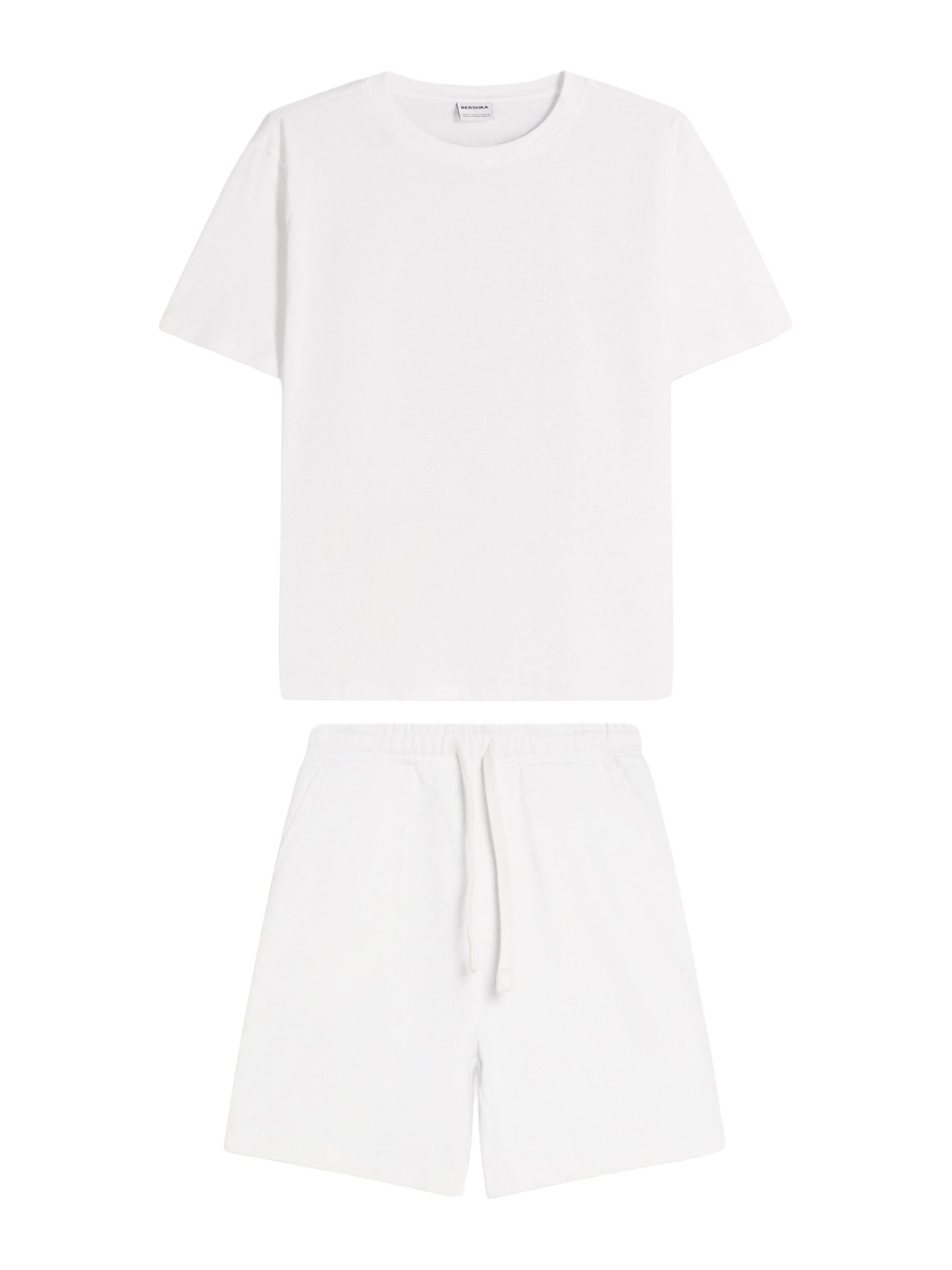 Bershka Trenirka za tek | bela barva, Prikaz izdelka