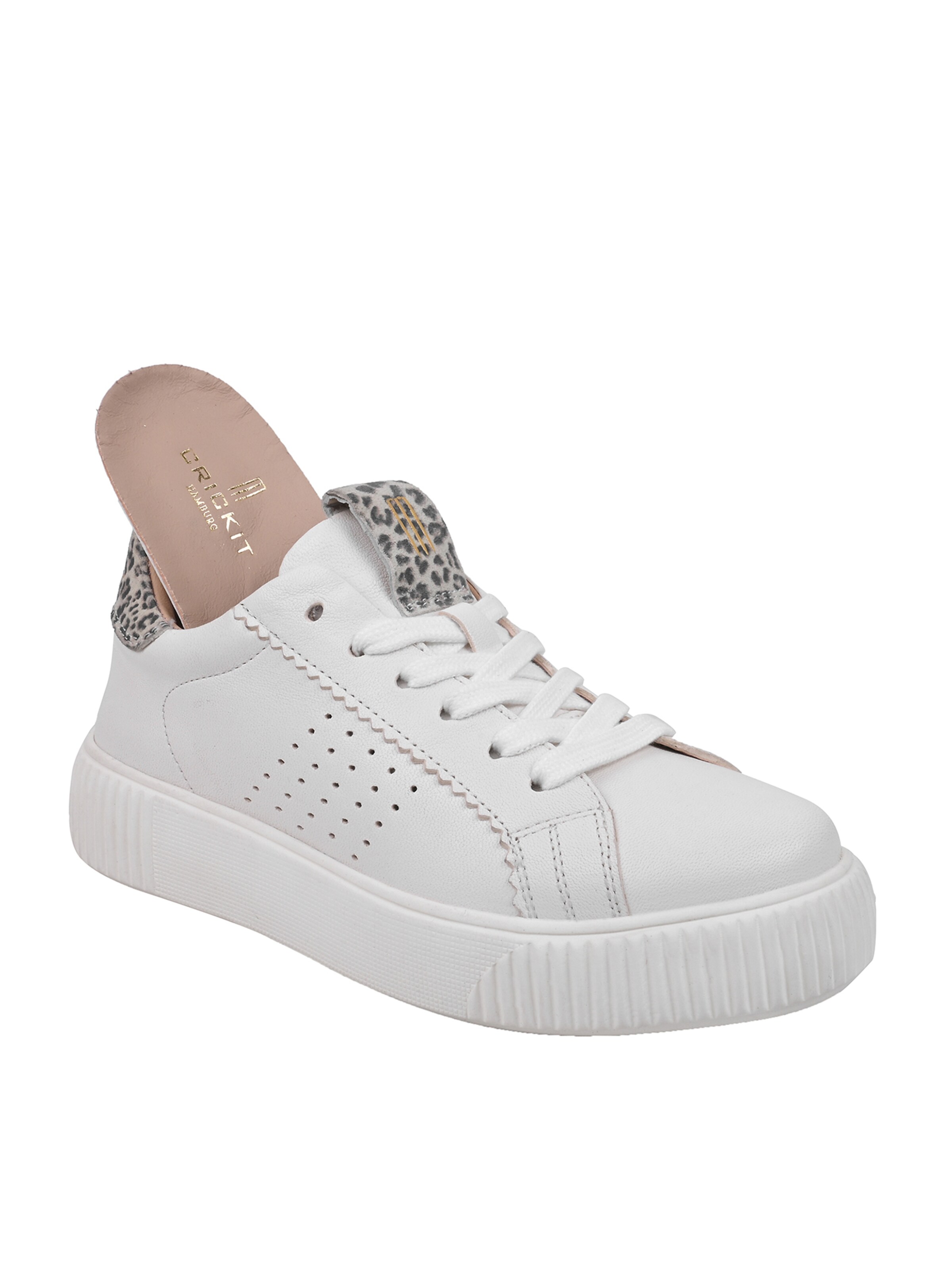 Crickit Platform trainers ' ORMA ' in White