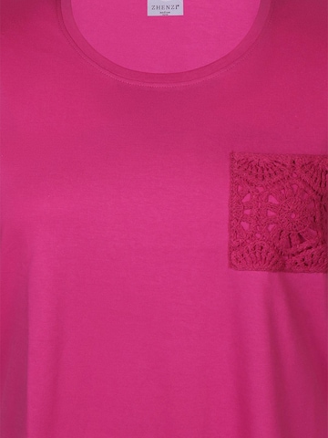 Zhenzi Shirt 'Carla' in Roze