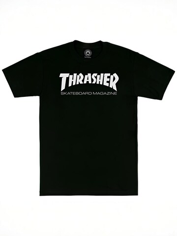 THRASHER Shirt 'SKATE MAG' in Schwarz: Vorderseite