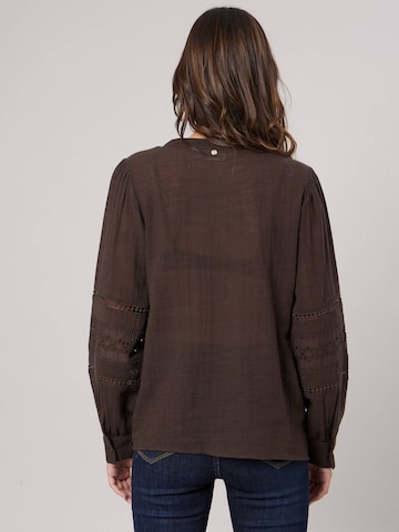 Deeluxe Bluse in Braun