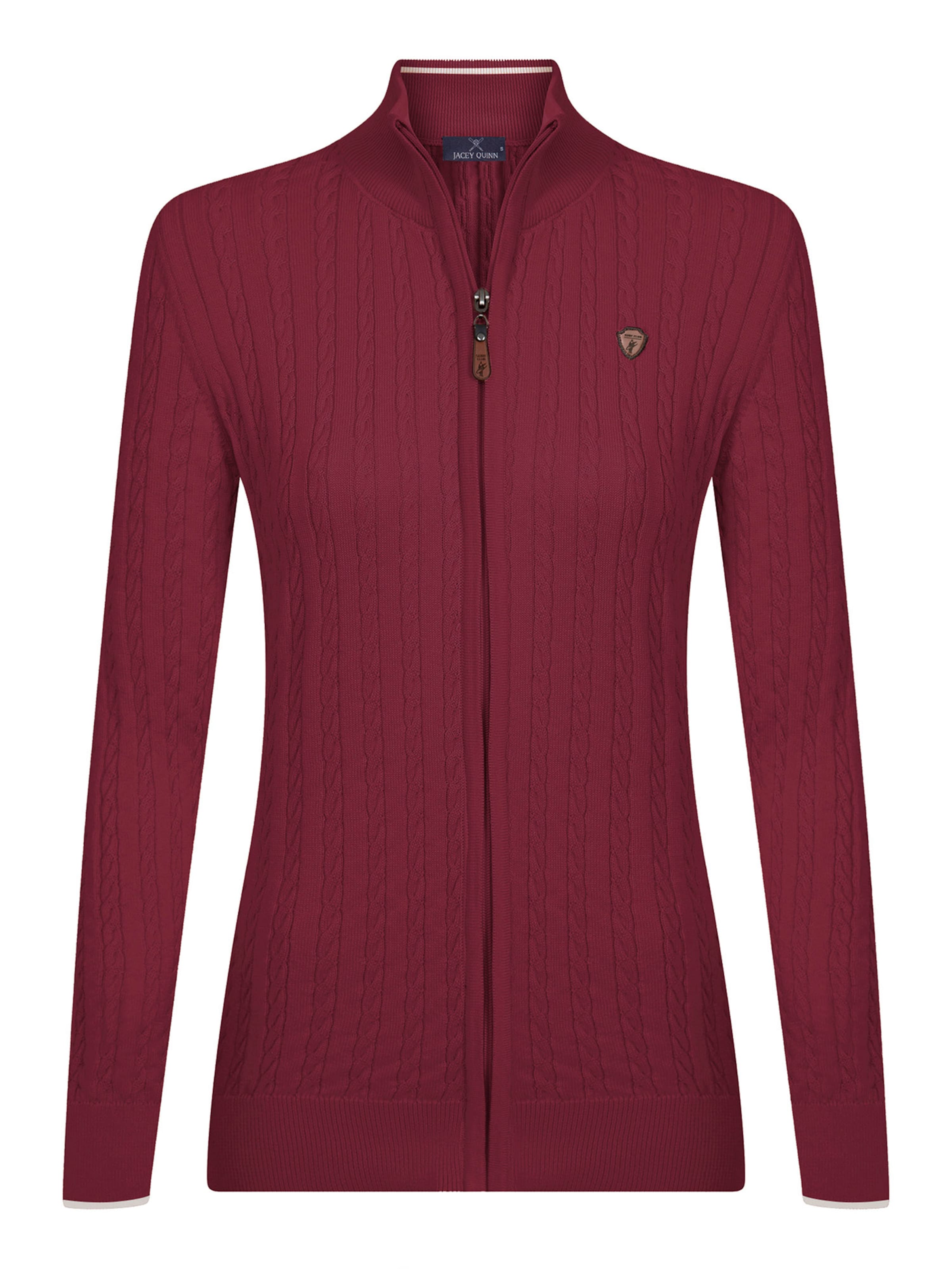 Jacey Quinn Kardigán - Červená: predná strana