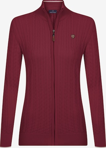 raudona Jacey Quinn Kardiganas: priekis