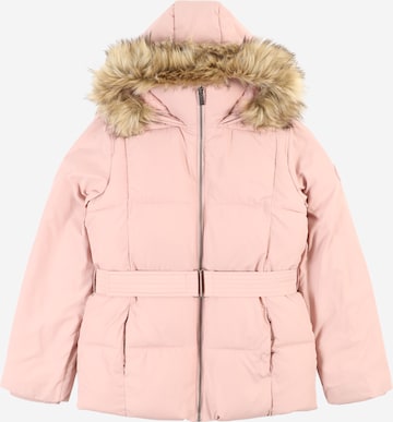 Giacca invernale di Abercrombie & Fitch in rosa: frontale