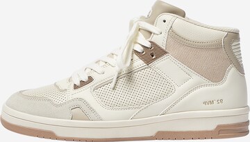 Baskets hautes Pull&Bear en beige