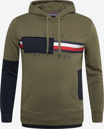 Tommy Jeans Sweatshirt in Grün: predná strana