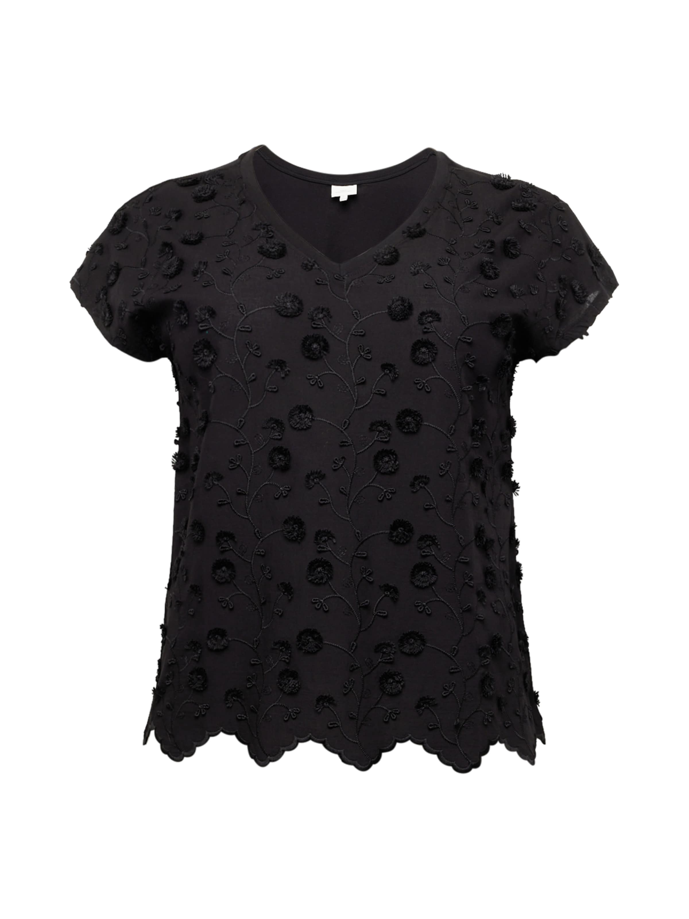 ONLY Carmakoma Pusero 'CARLULU' värissä musta: etupuoli