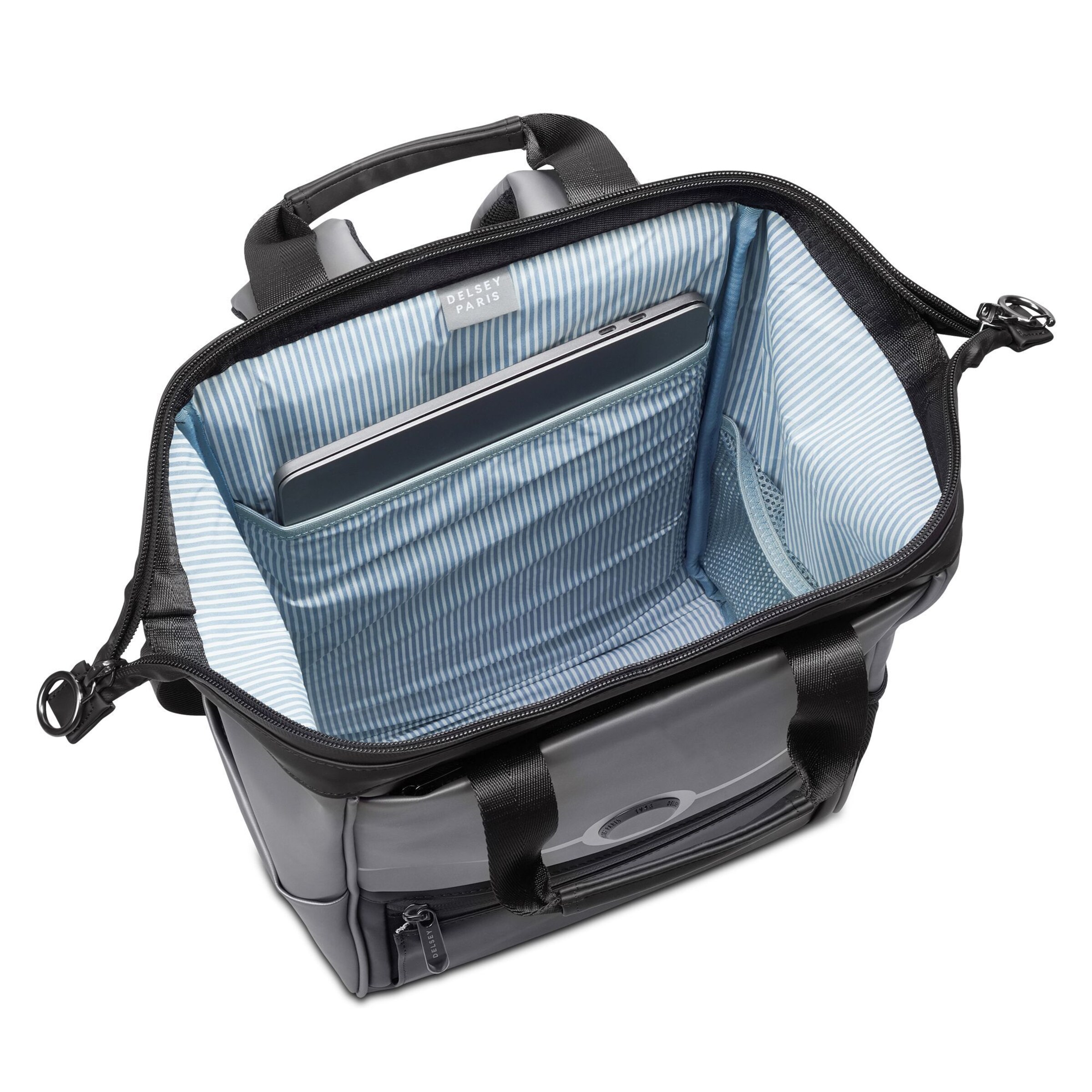 Sac à dos 'Turenne Soft' Delsey Paris en argent