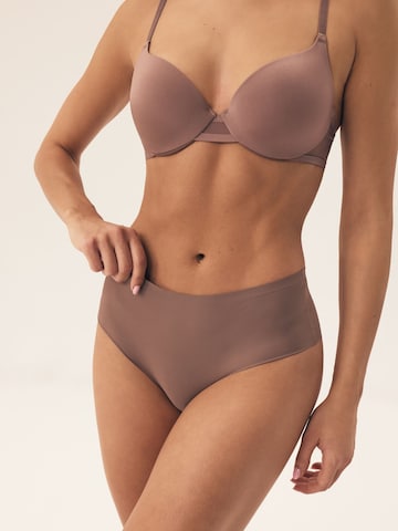 Henderson Broekje 'Taillenslip Bump im 2er Pack, hohe Leibhöhe, nahtlos' in Beige