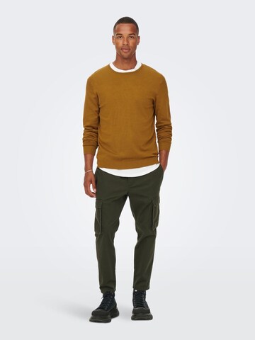 Only & Sons Sweater 'Wyler' in Green