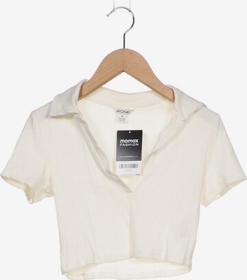 Monki Top & Shirt in XS in White: front