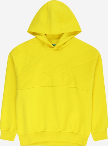 UNITED COLORS OF BENETTON - Sweatshirt em amarelo: frente