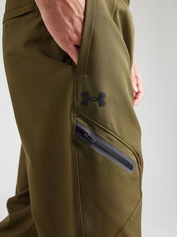 UNDER ARMOUR Конический (Tapered) Спортивные штаны 'Unstoppable' в Зеленый