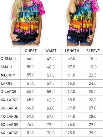 King Kameha Bluse 'Beach'‌‌‌ in Pink