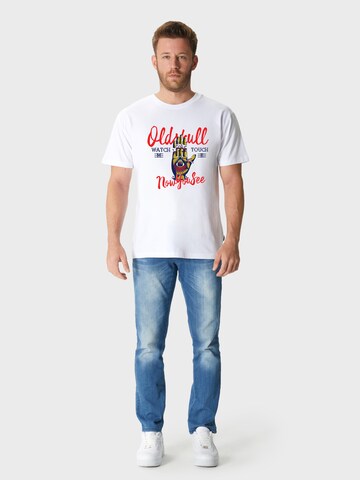 Oldskull Shirt in Wit