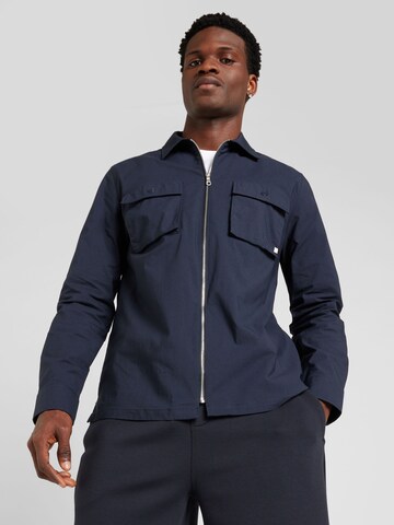 FARAH Between-Season Jacket 'LYNDEN' in Blue: front