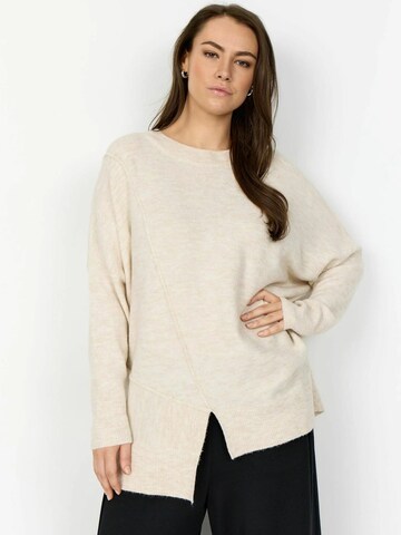 Pull-over ' WA-CHANIN 3 ' Wasabi Concept en blanc