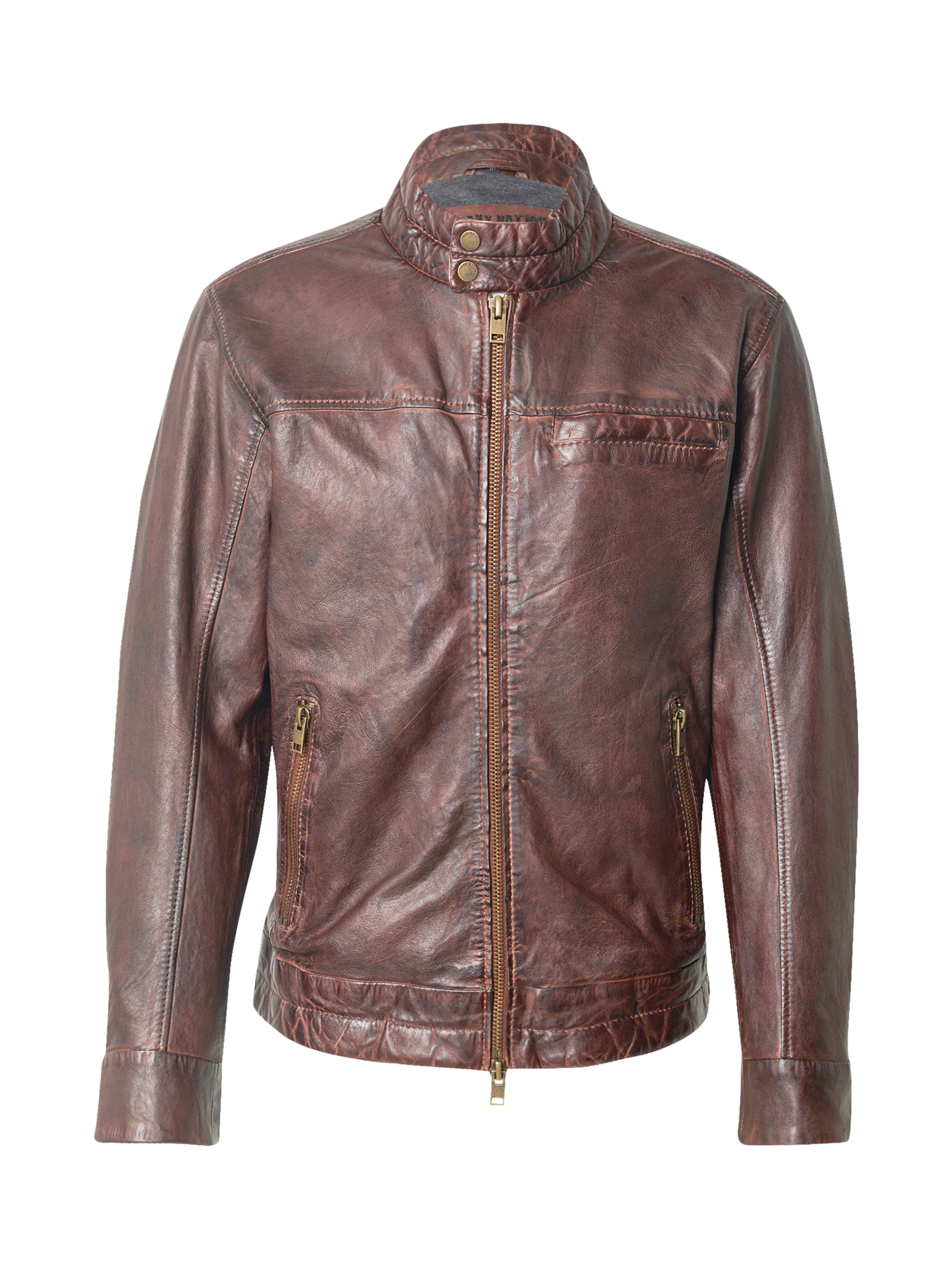 FREAKY NATION - Chaqueta de entretiempo 'Gian' en marrón: frente