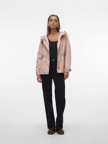 VERO MODA Between-Seasons Parka 'PAISLEY' in Pink