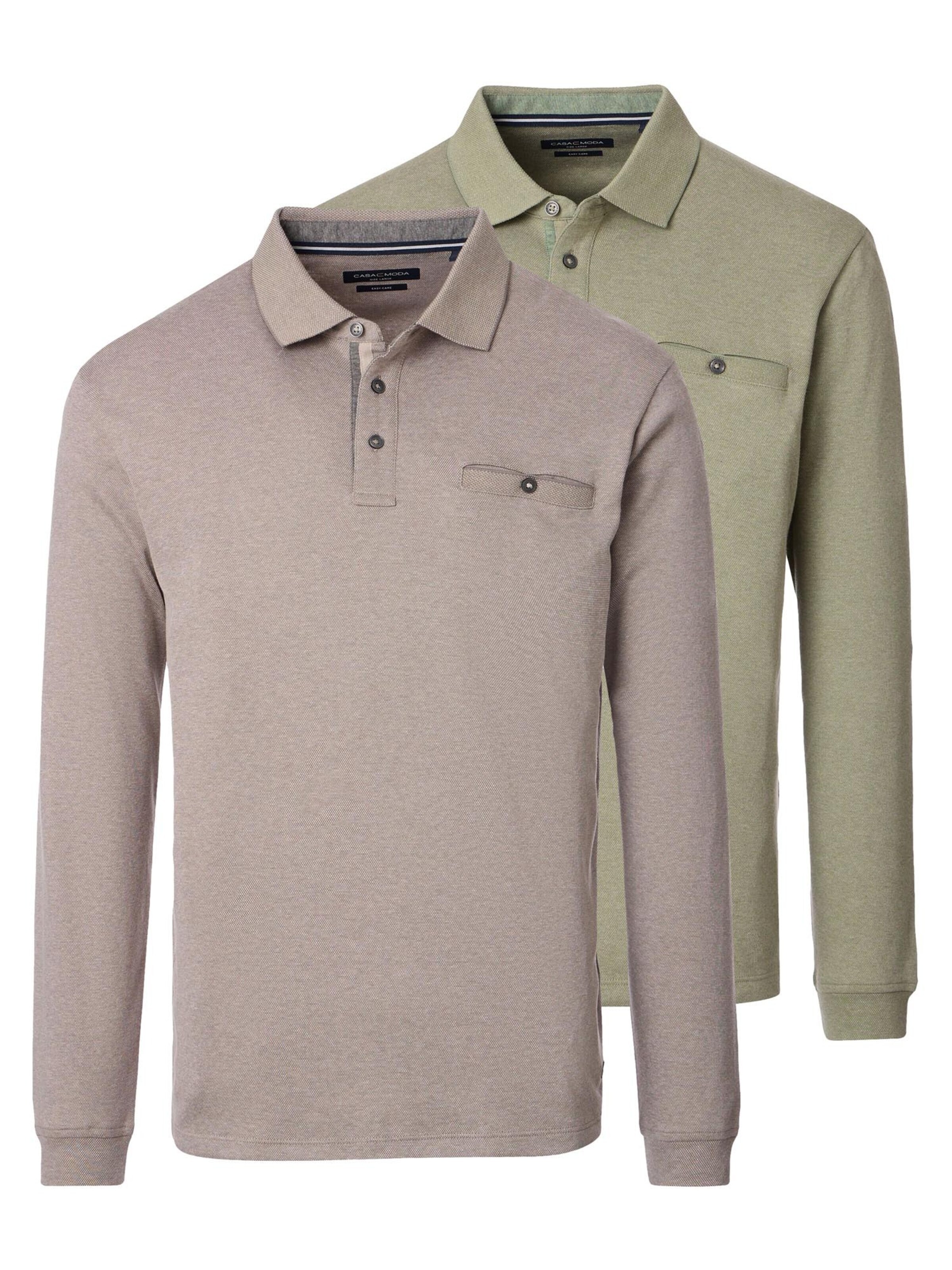 CASAMODA Shirt 'Basic' in Beige: voorkant