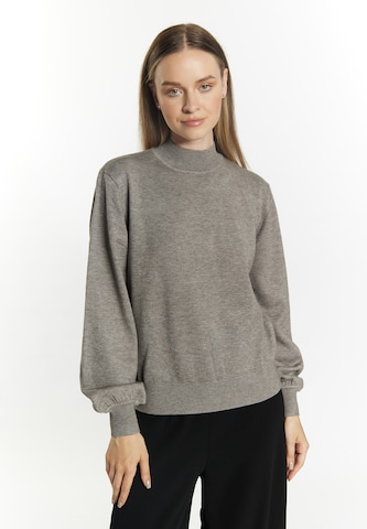 DreiMaster Klassik Pullover in Grau: predná strana