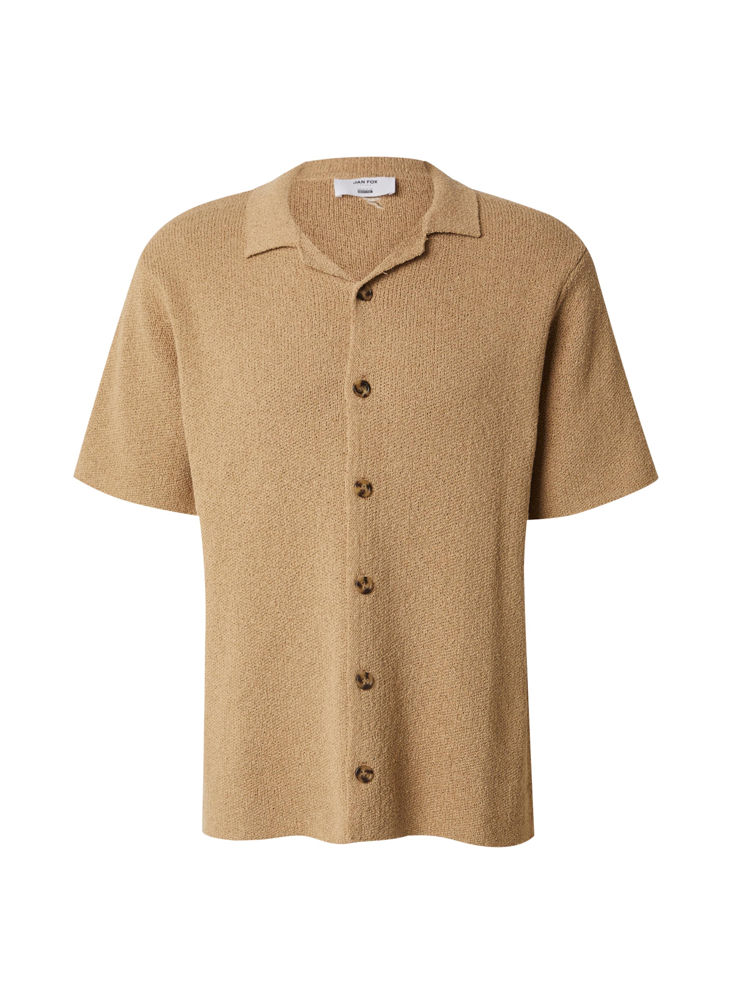 bēšs DAN FOX APPAREL Adīta jaka 'Gustav': no priekšpuses