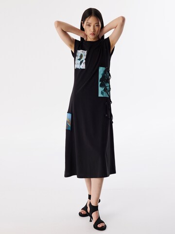 Twist Dress in Black