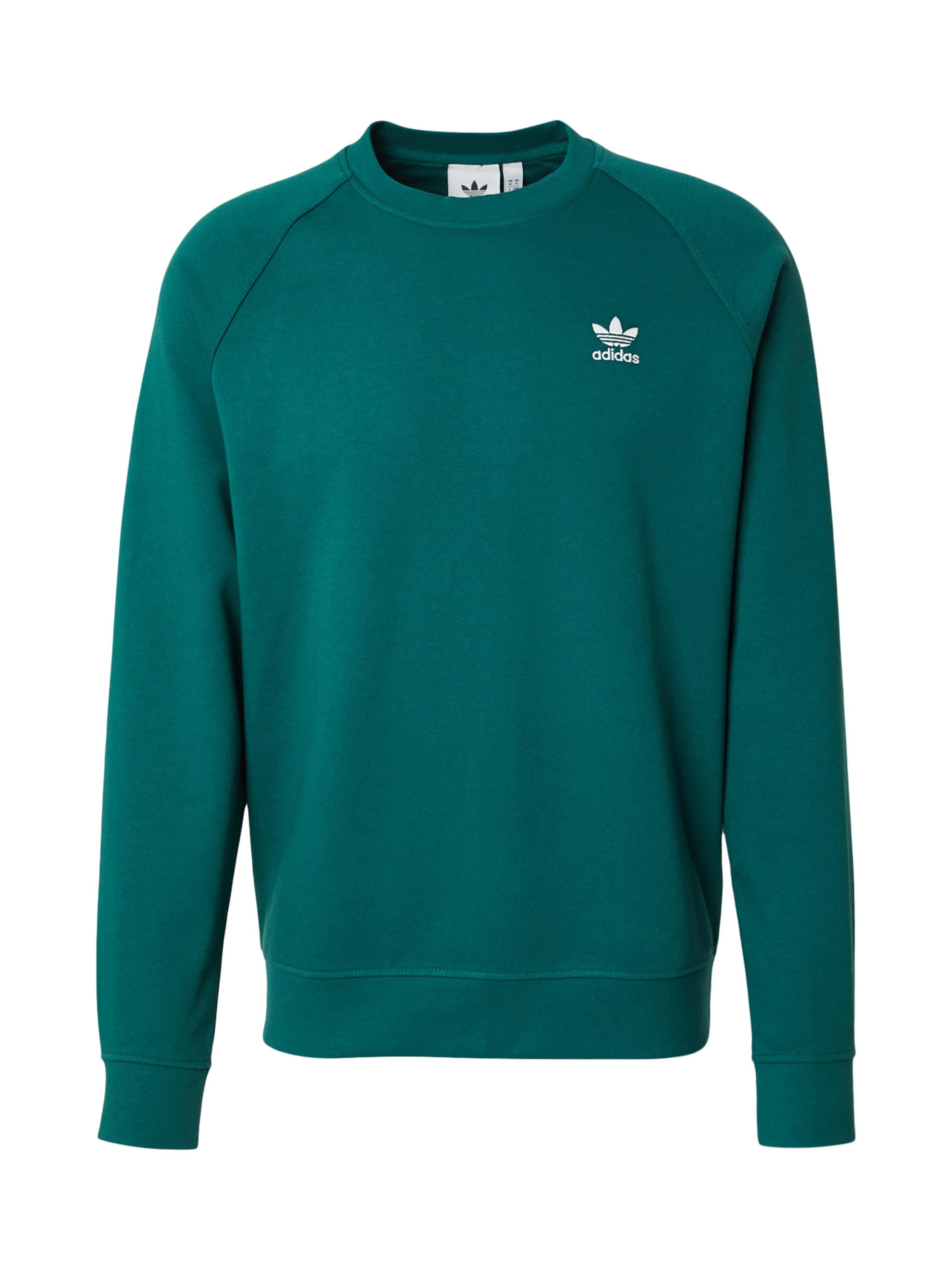 ADIDAS ORIGINALS Bluzka sportowa 'Trefoil Essentials' w kolorze zielony: przód
