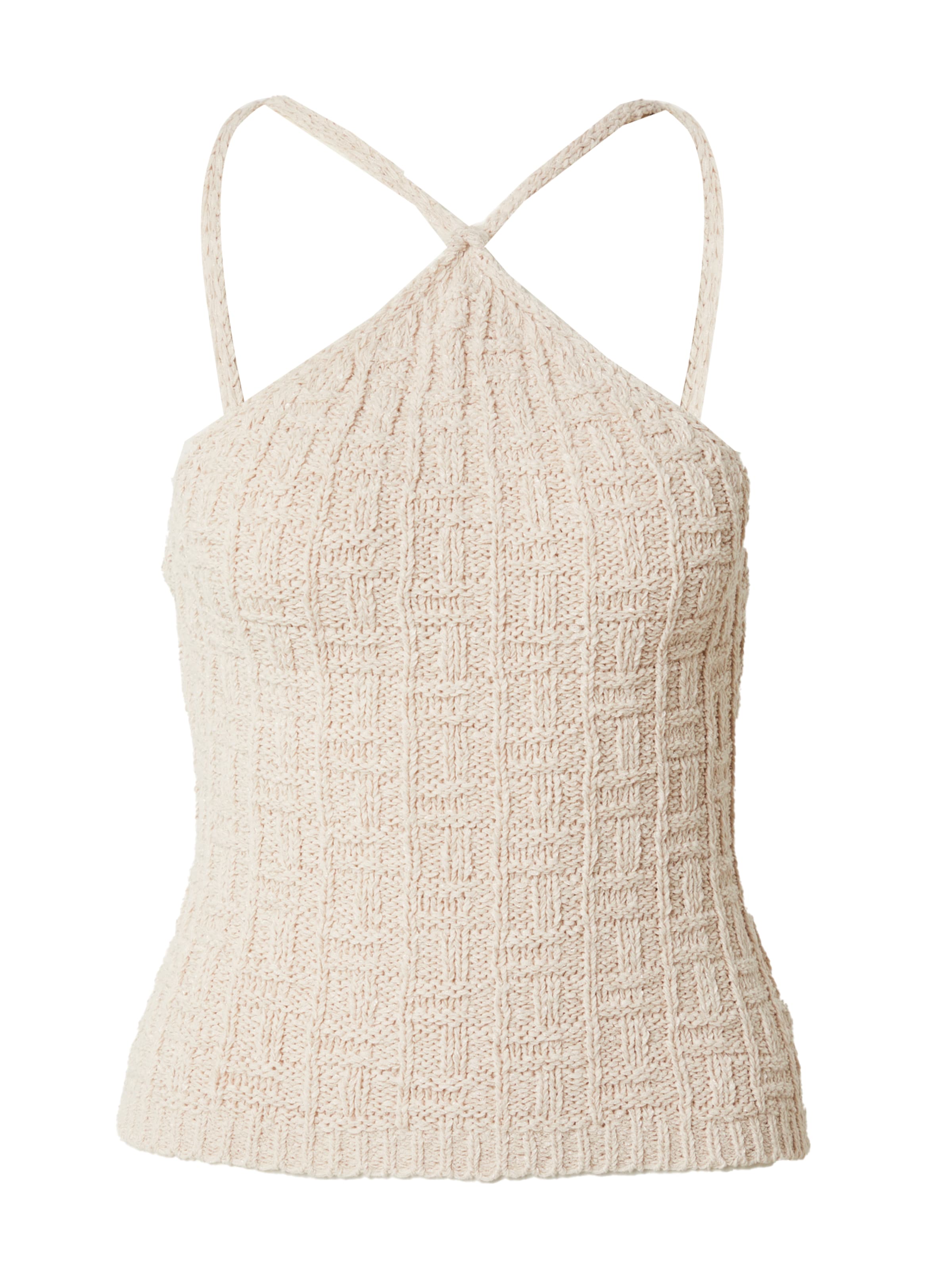 EDITED Top 'Milena' in Beige: voorkant