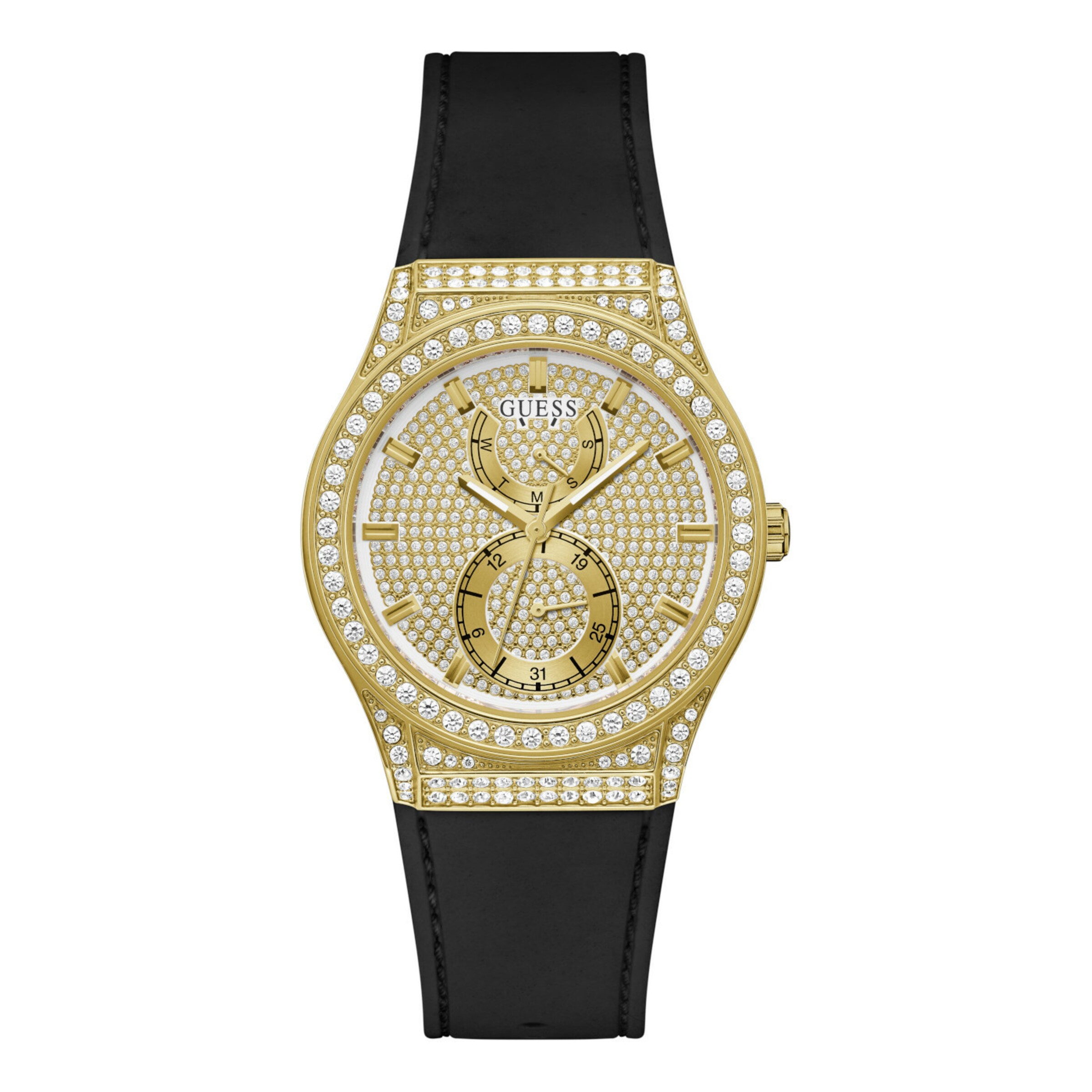 GUESS Uhr in Gold: Vorderseite