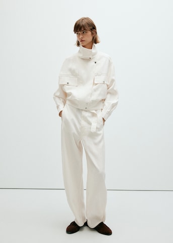 MANGO Jacke in Weiß