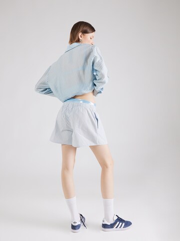 WEEKDAY Loosefit Shorts 'Cerci' in Blau