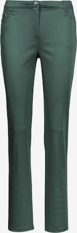 Goldner Trousers 'Carla' in Green: front