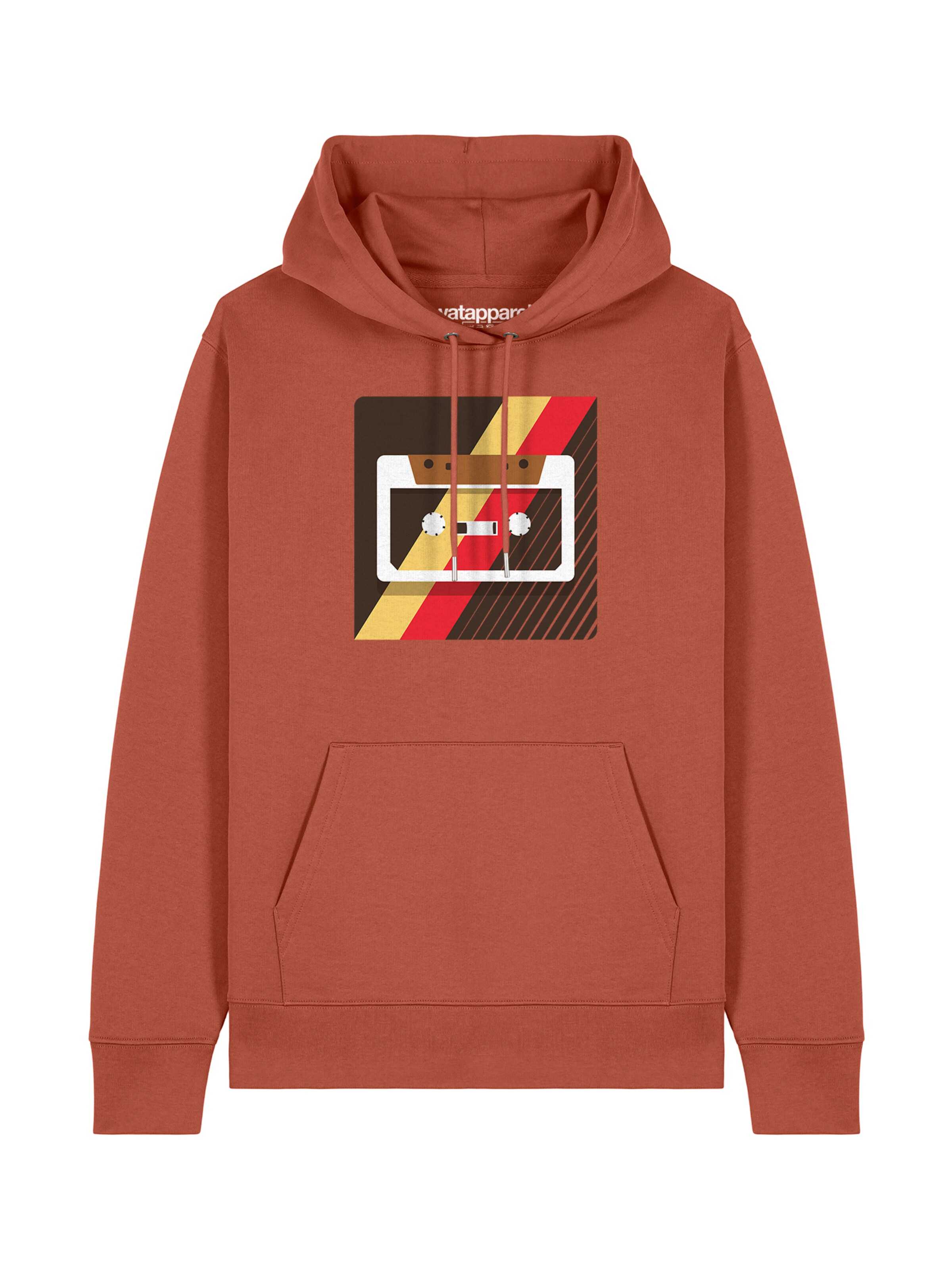 Sweat-shirt 'Kassette' Watapparel en marron : devant
