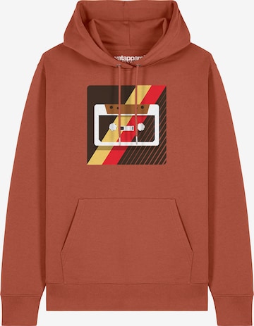 Sweat-shirt 'Kassette' Watapparel en marron : devant