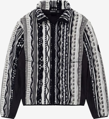 Colucci Fleecejacke in Schwarz: Vorderseite
