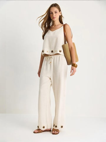 Bianco Lucci Broekpak in Beige