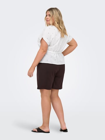 Camicia da donna 'CARKuna' di ONLY Carmakoma in bianco