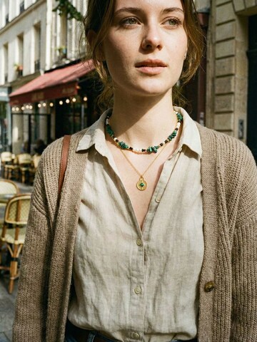 Nemomatheo Necklace 'Emerald Dream' in Green