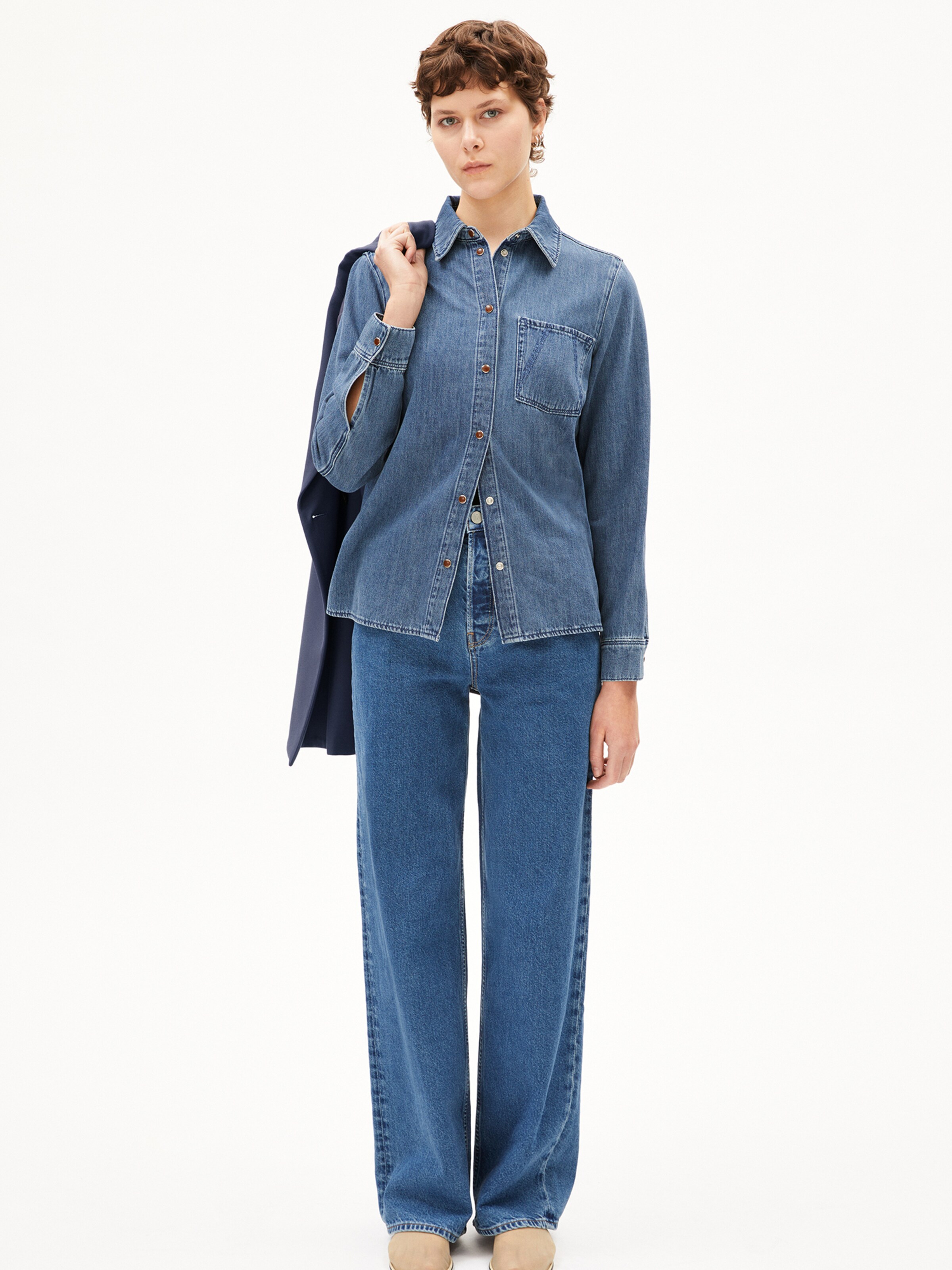 ARMEDANGELS Blouse 'AURELAA' in Blue