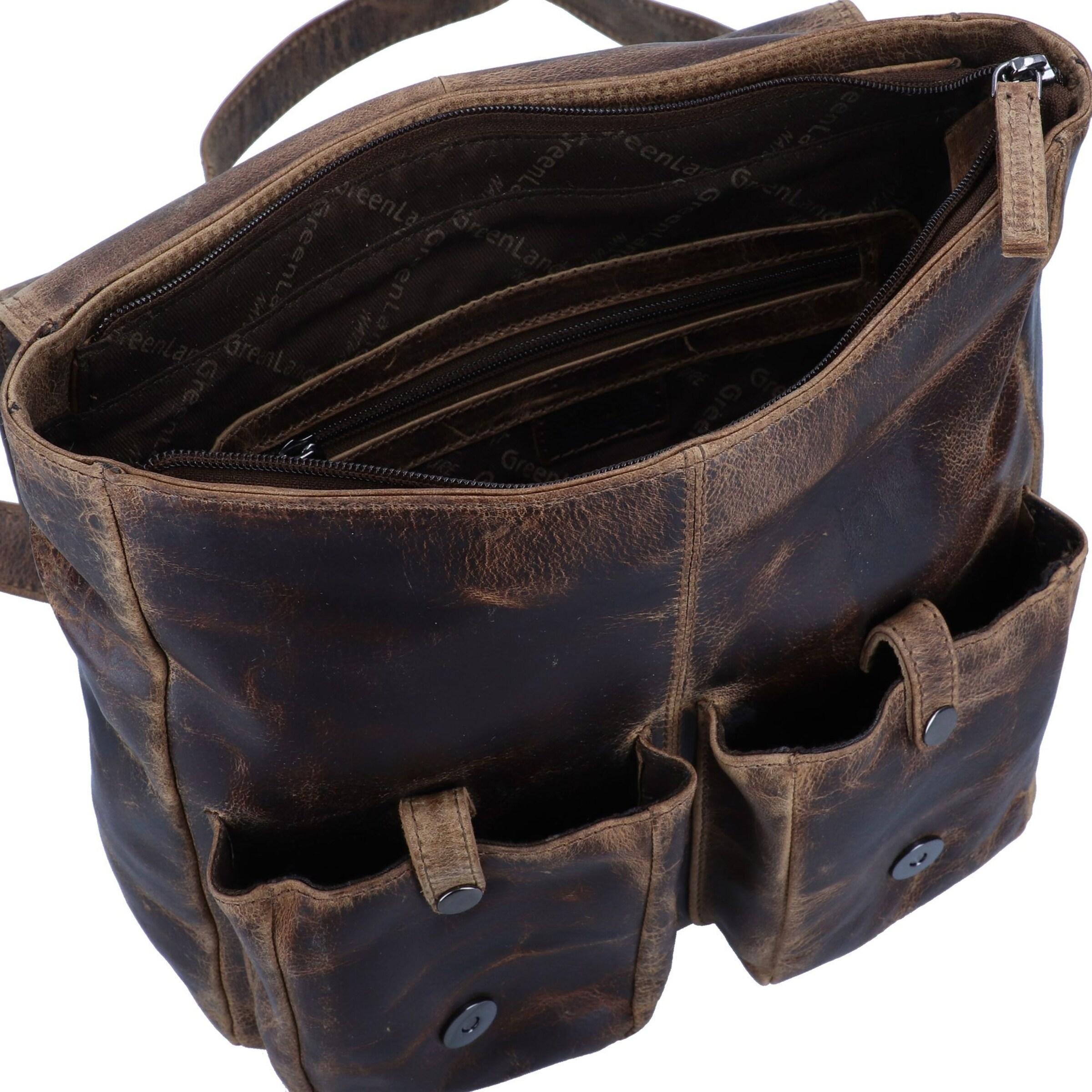 Greenland Nature Shoulder bag 'Montana' in Brown