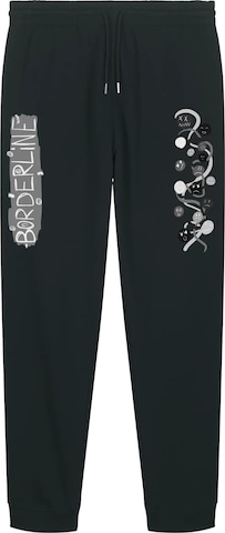 Regular Pantalon 'Borderline - Sweatpants' JustDepressed Clothing en noir : devant