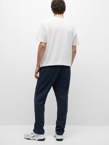 Pull&Bear Regular Chino trousers in Blue