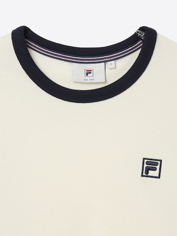 Maglietta 'FRAINA relaxed blocked logo t-shirt' di FILA in bianco