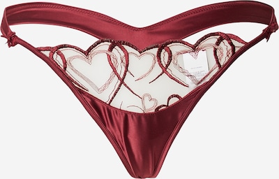 Siaurikės 'Olivia' iš Hunkemöller, spalva – vyno raudona spalva, Prekių apžvalga