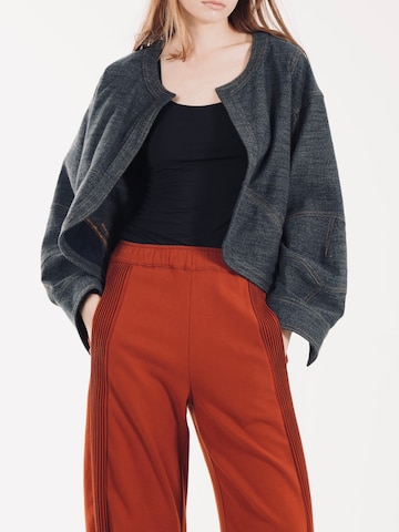yoligex Janker 'Women's Fashion Loose Cardigan Jacket - Blue'‌‌‌‌‌‌‌‌ in Blau