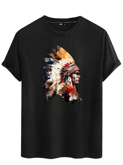 RMK Shirt '“Häuptling Indigene  ”' in Black, Item view