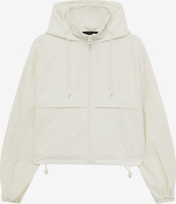 Pull&Bear Between-Season Jacket in Beige: front